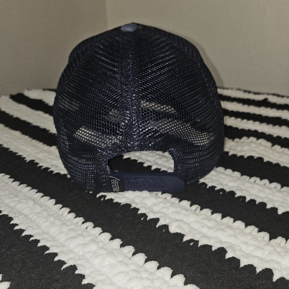Von Dutch Black and Gray Animal Print Hat. - Picture 3 of 3